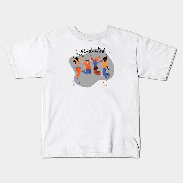 graduated Kids T-Shirt by AbstractWorld